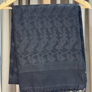 Self Jamdani Muslin Cotton